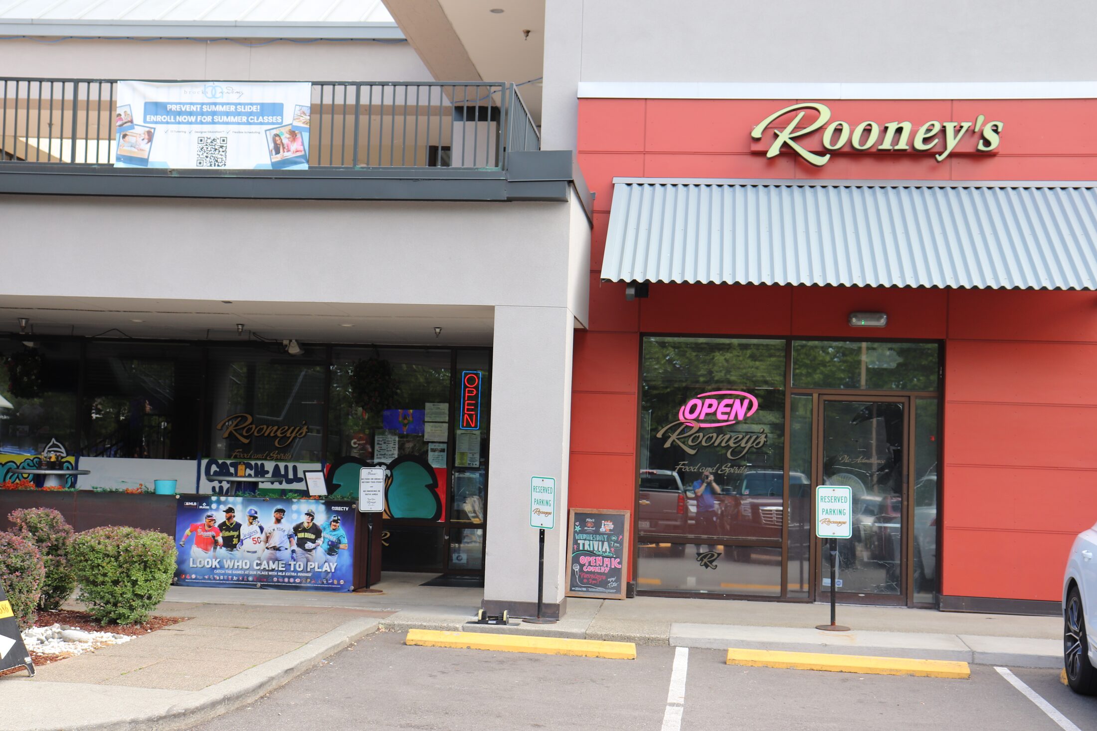 Rooneys storefront in Woodinville
